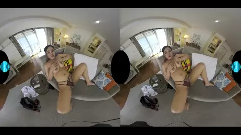 Sexy Student Angie Solo VR Session