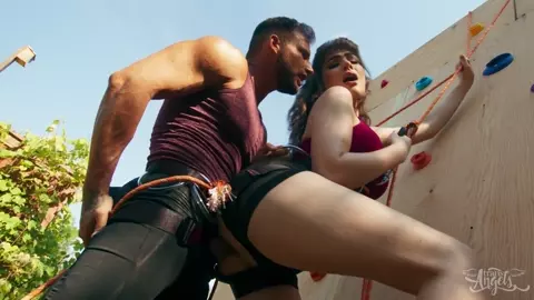 Rana Katana Climbing Parker Savage's Hard Cock