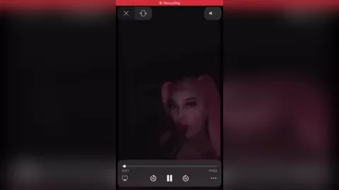 Pink Hair Datbitchbarbiee Interracial Blowjob Homemade Tape