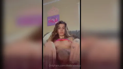 TheBratWayy Homemade Hairy Dick Masturbation