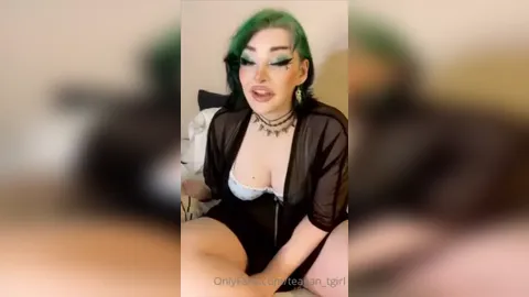 Teagan Tgirl Creamy Anal Play