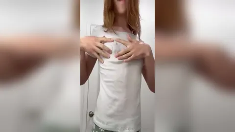 Stella Sweeney Playing With Tits In Close Up