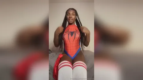 Bronzebarbiee Shakes Booty In Costume
