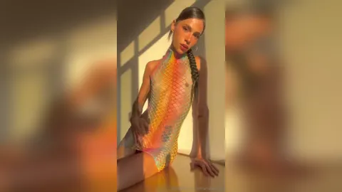 Transfairy99 Masturbates In Fishnet