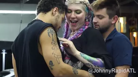Little Trap Shared In Threesome