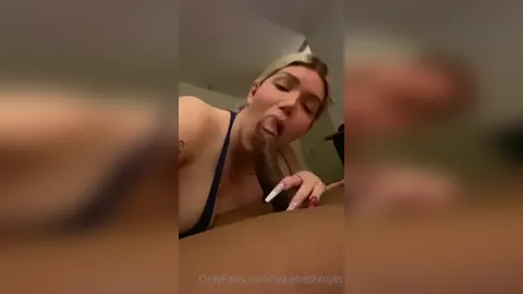 Lexie Beth Sucking on Big Black Cock