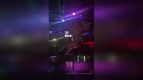 Emma Rose Hot Dancing on Stripper Pole