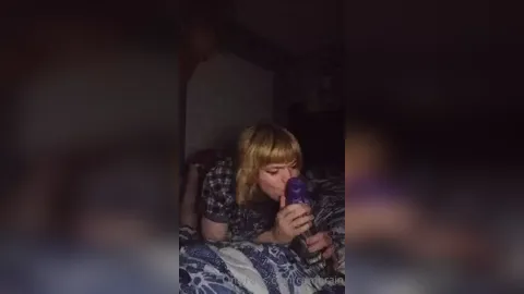 Cumbrain Playing With Bizarre Dildo