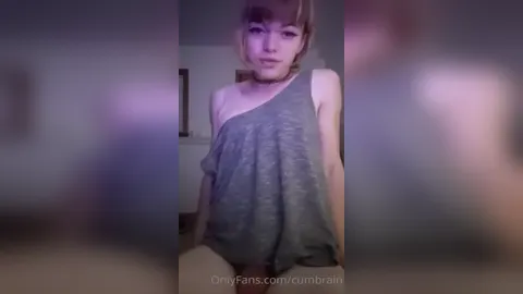 Cumbrain Masturbates With Huge Cumshot