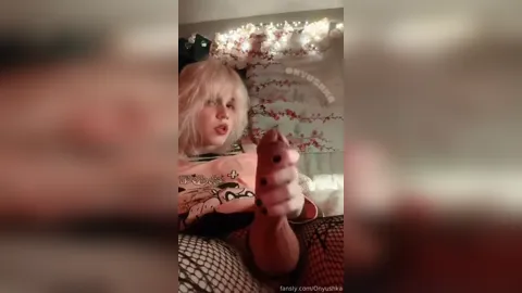 Neko Onyushka Masturbates With Dick Close Up