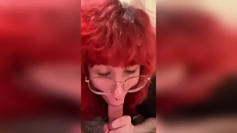 Redhead Dino Nuggiess Blowjob With Deepthroat POV