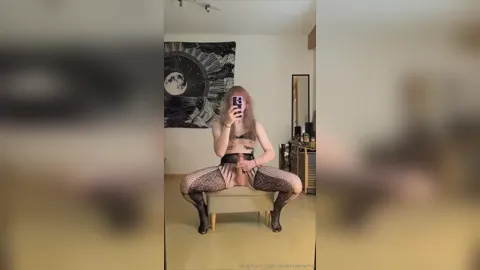 Lavender Smol Kinky Play In Stockings