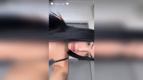 Hot trans in a sexy dress masturbating herself