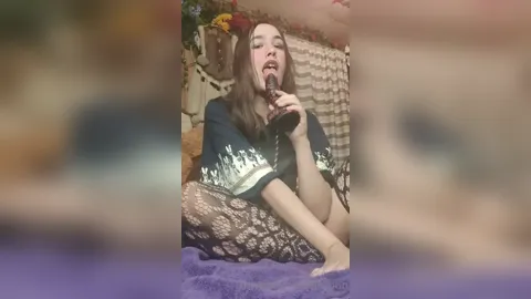 Pixinun Bizarre Dildo Play In Chastity