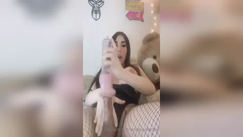 Valentina Wonder Playing With Vacuum Toy