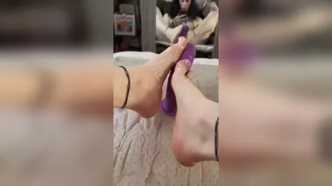 Tulip Xitsk Dildo Footjob With Mirror Play