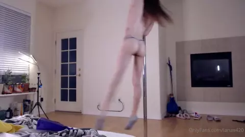 Lanax420 Pole Dance In Socks And Sexy Lingerie