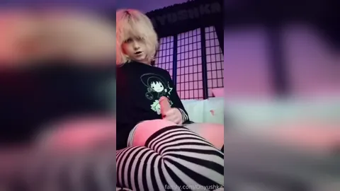 Onyushka Dildo Anal Ride In Socks