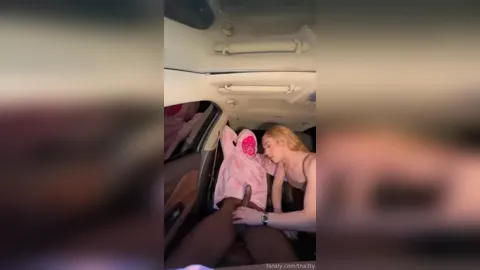 Tna3ty Throat Training In The Car With Daddy