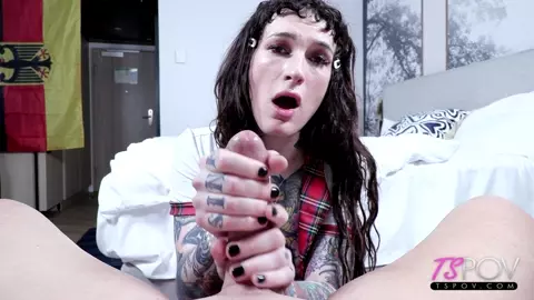 Petite Trans Student Luna Snow Gets Slutty